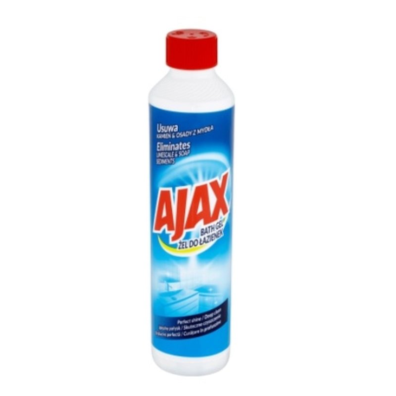 Ajax Bathroom Gel - Professional Strength Cleanser For Sparkling Clean Bathrooms, 500 Ml