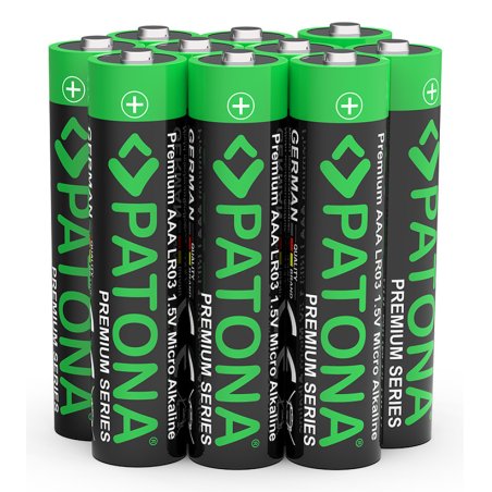 PATONA Premium AAA Micro LR03 – 10x alkaline batteries 1.5V