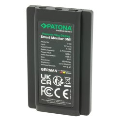 PATONA 4199 Moniteur de caméra 10,1 cm (3.97") Noir 480 x 800 pixels Écran tactile