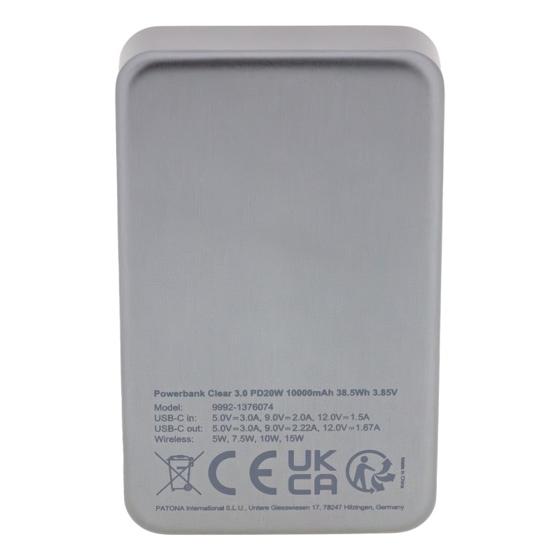PATONA 9992 banque d'alimentation électrique Lithium Polymère (LiPo) 10000 mAh Noir
