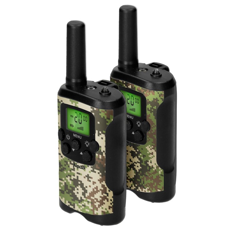Alecto FR115CAMO two-way radio 8 channels 446 MHz Khaki