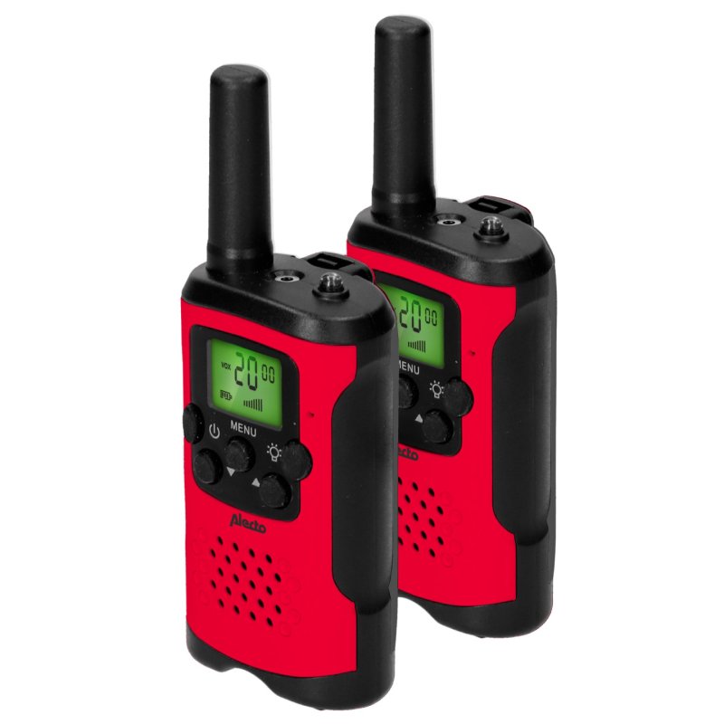 Alecto FR115RD radio bidirectionnelle 8 canaux 446 MHz Noir, Rouge