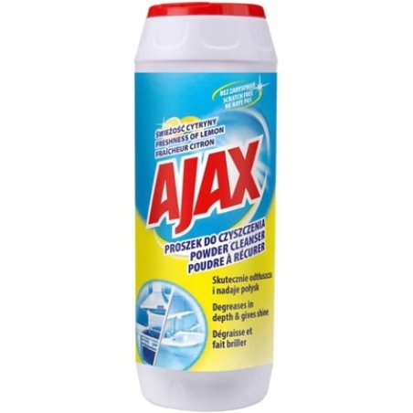 Ajax Powder Cleaner Scratch-Free Lemon 450g