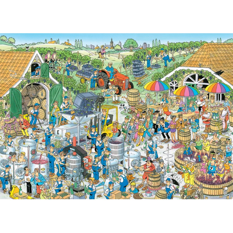 Jan Van Haasteren - The Winery, 1000 Piece Puzzle (JUM9095)