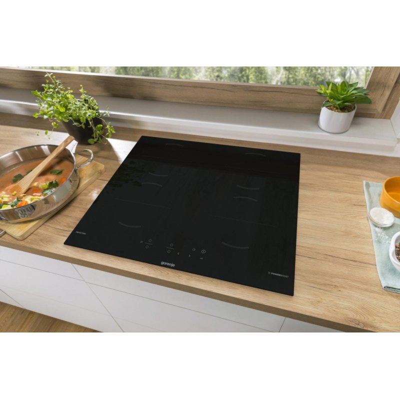 Gorenje GI6401BSCE Black Built-in 59 cm Zone induction hob 4 zone(s)