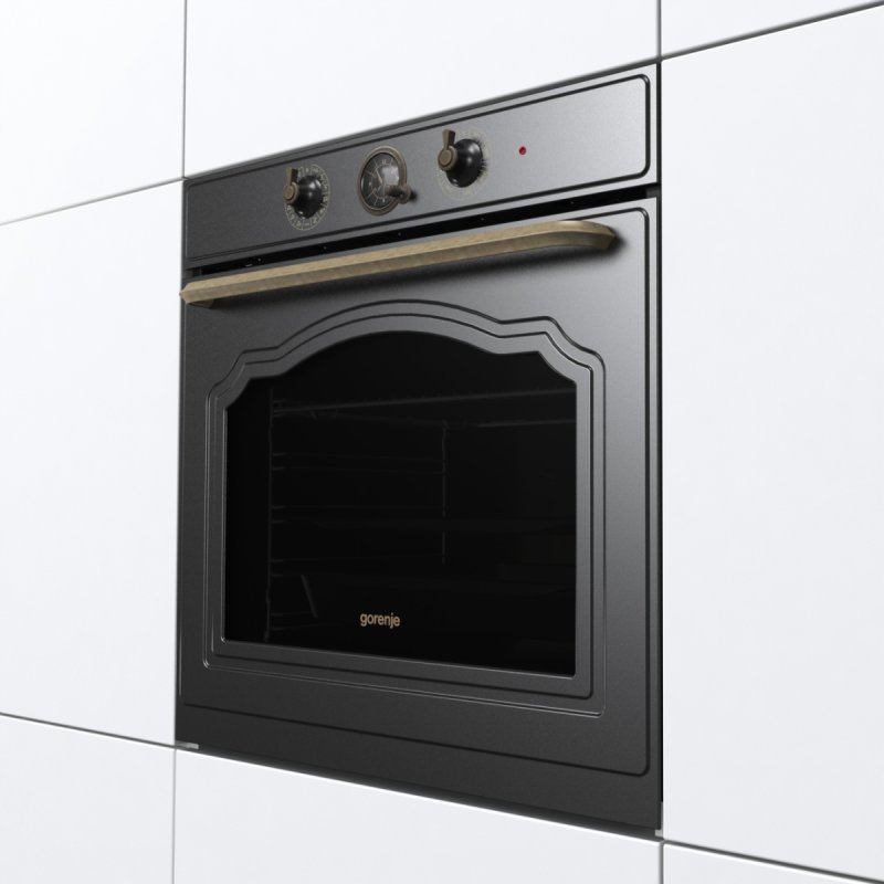 Gorenje BOS67371CLB oven 77 L 2300 W A Black