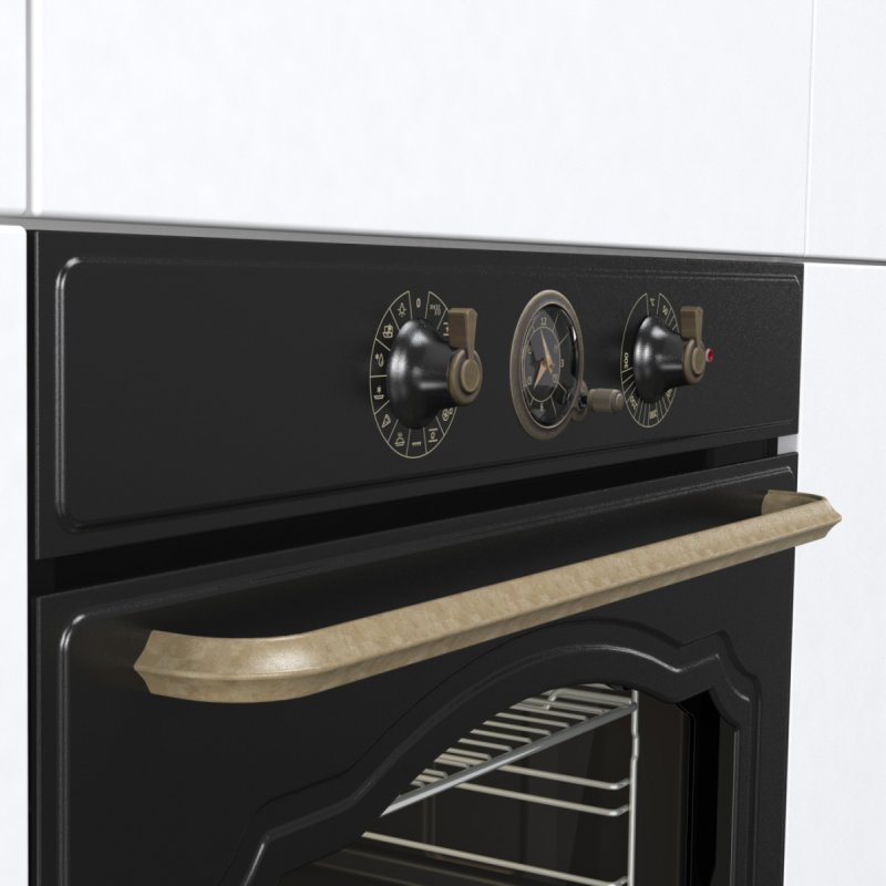 Gorenje BOS67371CLB oven 77 L 2300 W A Black