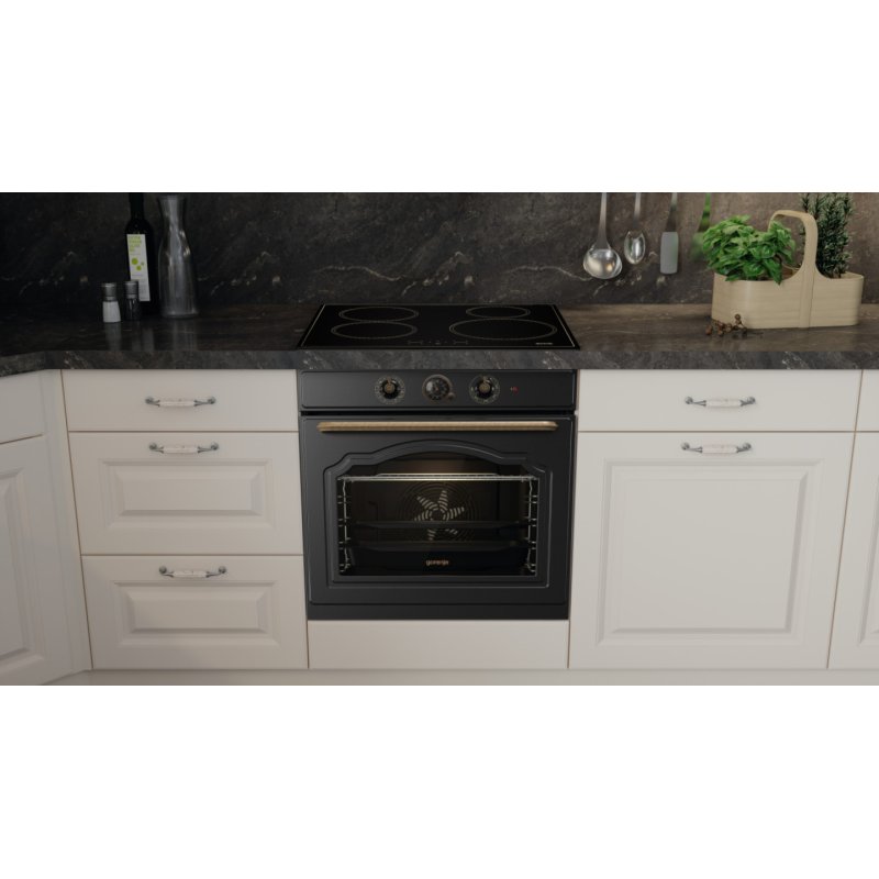 Gorenje BOS67371CLB oven 77 L 2300 W A Black