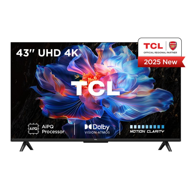 TCL V6C 43V6C TV 109,2 cm (43") 4K Ultra HD Smart TV Wifi Métallique 260 cd/m²