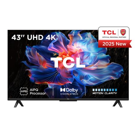 TCL V6C 43V6C TV 109,2 cm (43") 4K Ultra HD Smart TV Wifi Métallique 260 cd/m²