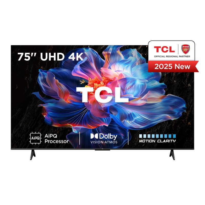 TCL V6C 75V6C TV 190,5 cm (75") 4K Ultra HD Smart TV Wifi Métallique 330 cd/m²