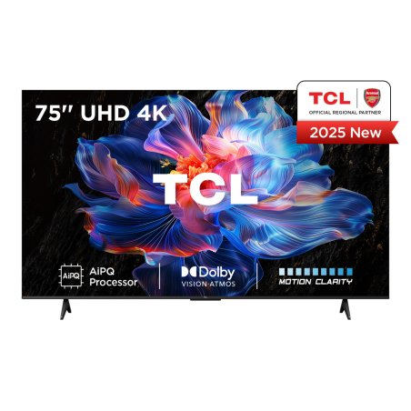 TCL V6C 75V6C TV 190.5 cm (75 ) 4K Ultra HD Smart TV Wi-Fi Metallic 330 cd/m2