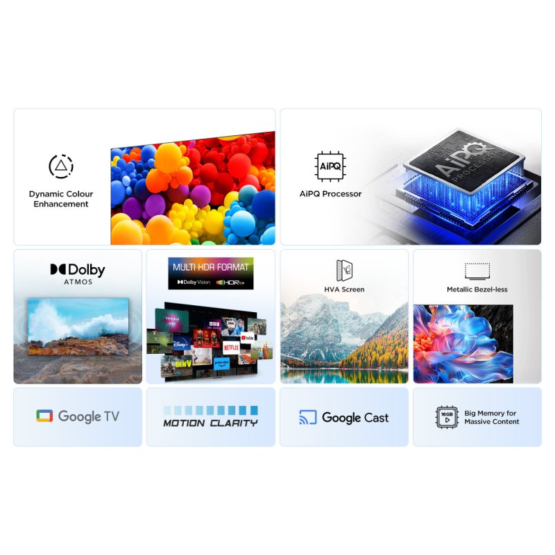 TCL V6C 75V6C TV 190.5 cm (75 ) 4K Ultra HD Smart TV Wi-Fi Metallic 330 cd/m2