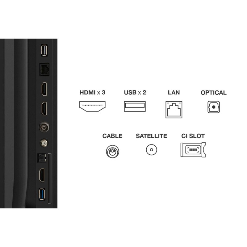 TCL V6C 75V6C TV 190.5 cm (75 ) 4K Ultra HD Smart TV Wi-Fi Metallic 330 cd/m2