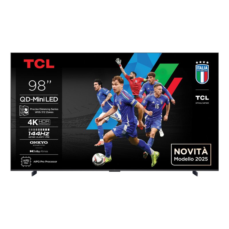 TCL Q6C 98Q6C TV 2,49 m (98") 4K Ultra HD Smart TV Wifi Métallique