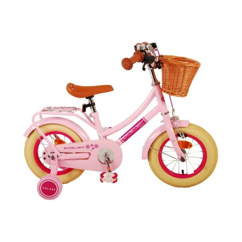 Volare - Children's Bicycle 12 - Excellent w/basket Pink (51226)