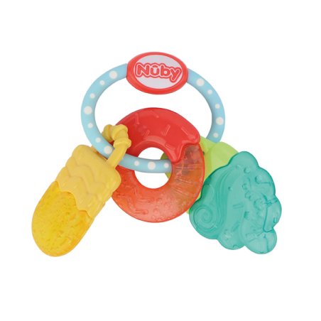 Nuby - Icy Bite Sweets Teether Yellow/Turqoise/Red 3 M (SKU: 708062)