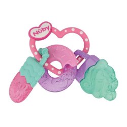 Nuby - Icy Bite Sweets Teether Pink/Turqoise/Purple 3 M (708060)