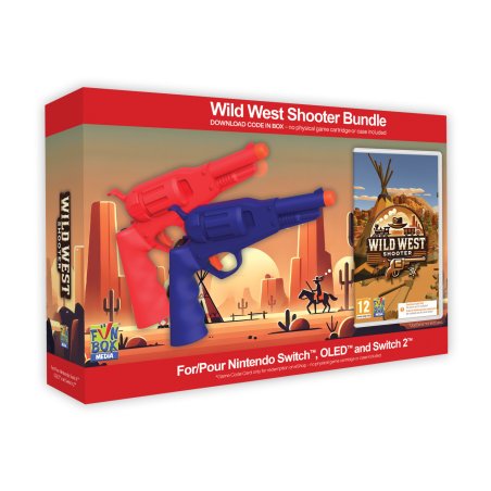 Wild West Shooter Game and Twin Wild West Shooter Revolvers Bundle