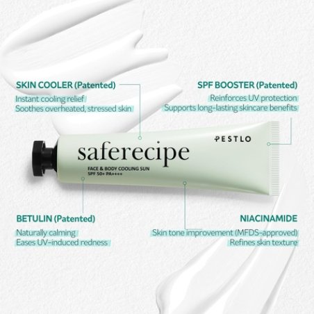 Saferecipe Face & Body Cooling Sunscreen SPF 50 PA - Instant Cooling & Strong UV Protection