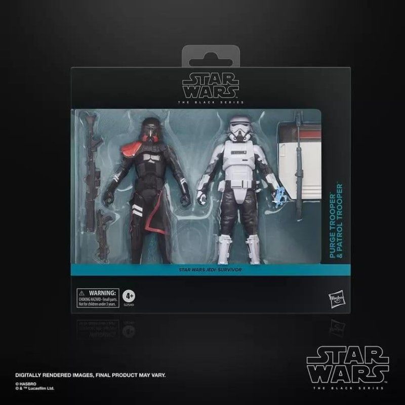 STAR WARS - Purge Trooper & Patrol Trooper - Fig. Black Series 15cm