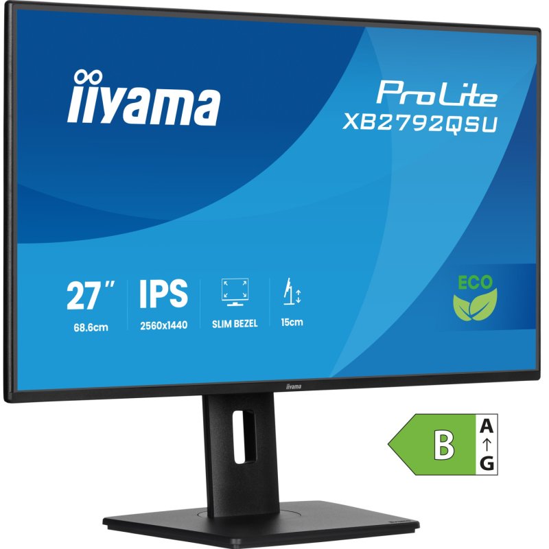iiyama ProLite XB2792QSU-B1 écran plat de PC 68,6 cm (27")