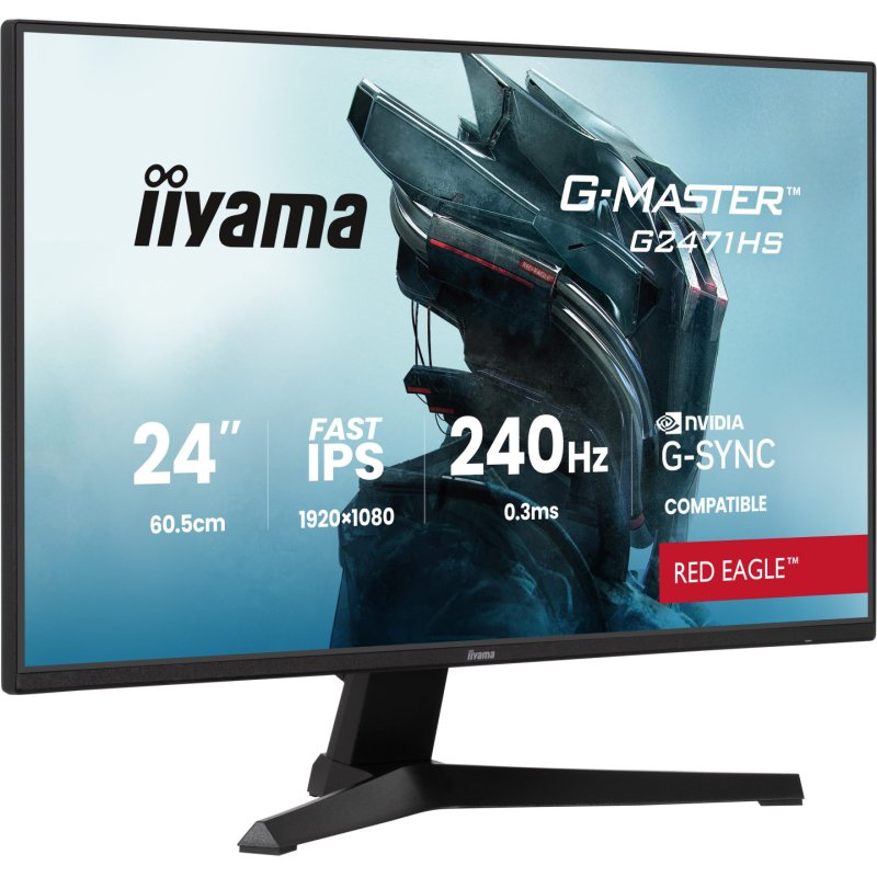 iiyama G-MASTER G2471HS-B1 écran plat de PC 61 cm (24")