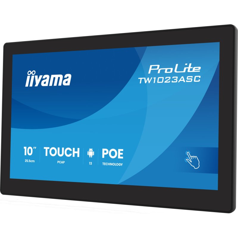 iiyama 10.1” PCAP 10pt touchscreen PC with Android, PoE Technology and iiSignage²