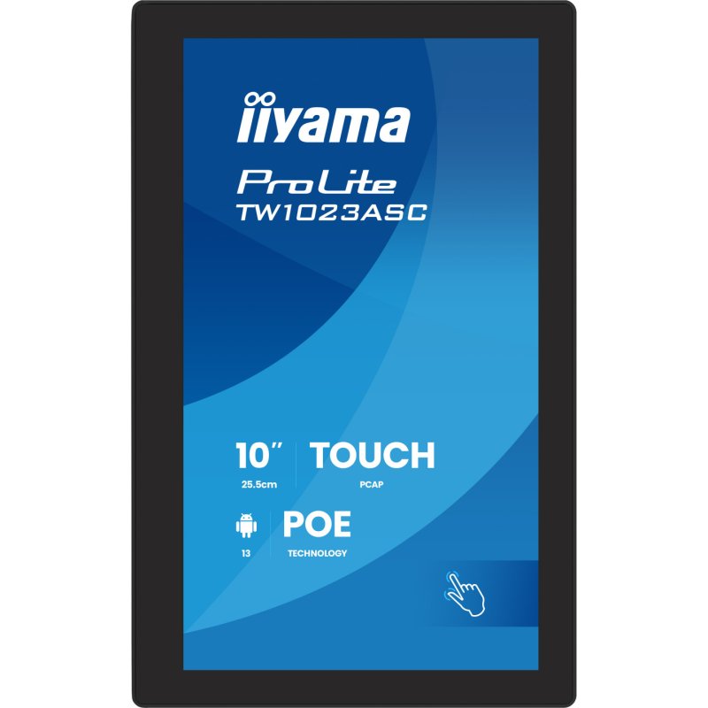iiyama 10.1” PCAP 10pt touchscreen PC with Android, PoE Technology and iiSignage²