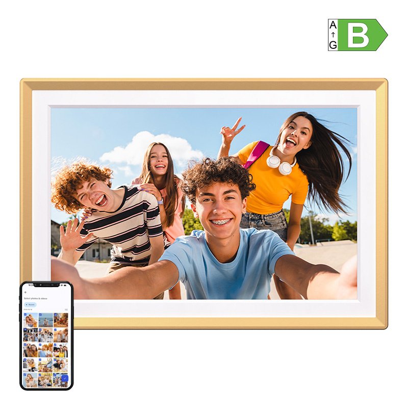 Digital photo frame Arzopa D14 Golden (gold)