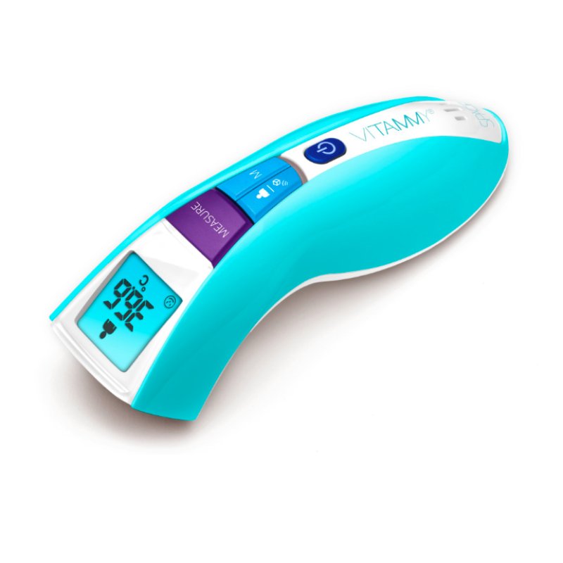Vitammy Space Remote sensing thermometer Turquoise, White Forehead Buttons