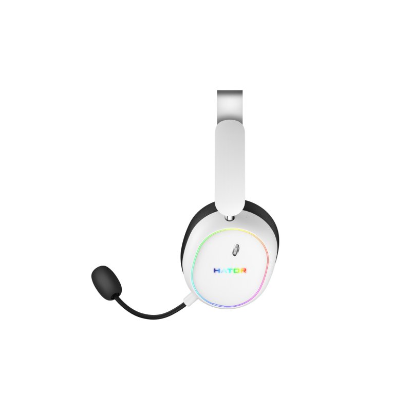 HATOR Phoenix 2 Wireless Headset Wired & Wireless Head-band Gaming USB Type-C / USB Type-A Bluetooth White