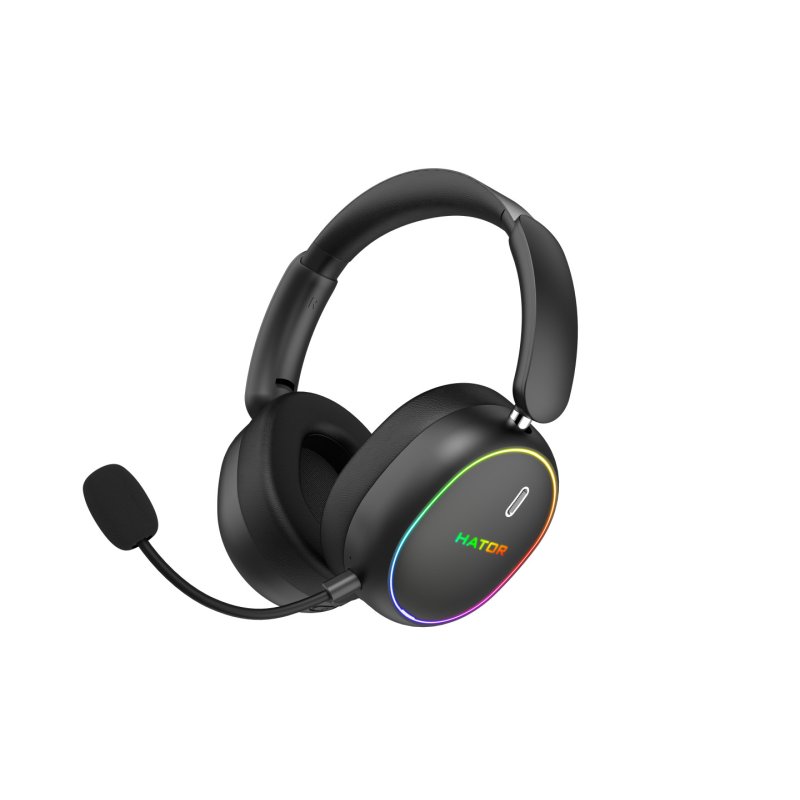 Casque Gamer sans fil Hator Phoenix 2 (Noir)