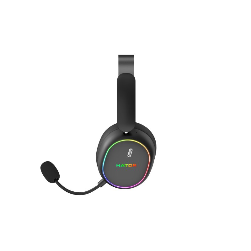 HATOR Phoenix 2 Wireless Headset Wired & Wireless Head-band Gaming USB Type-C / USB Type-A Bluetooth Black