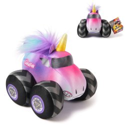 Monster Jam Plush Truck 17 cm w. Sound. - Sparkle Smash
