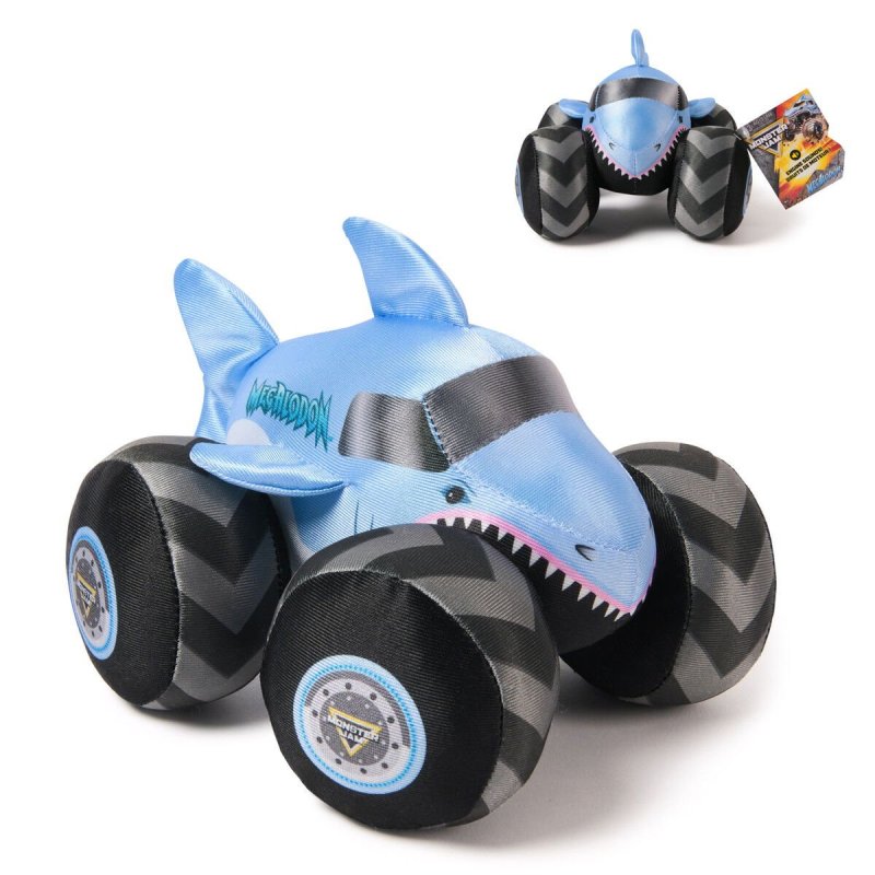 Monster Jam Plush Truck 17 cm w. Sound - Megalodon