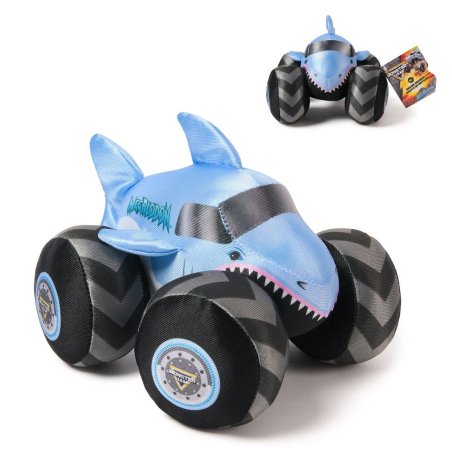 Monster Jam Plush Truck 17 cm w. Sound - Megalodon