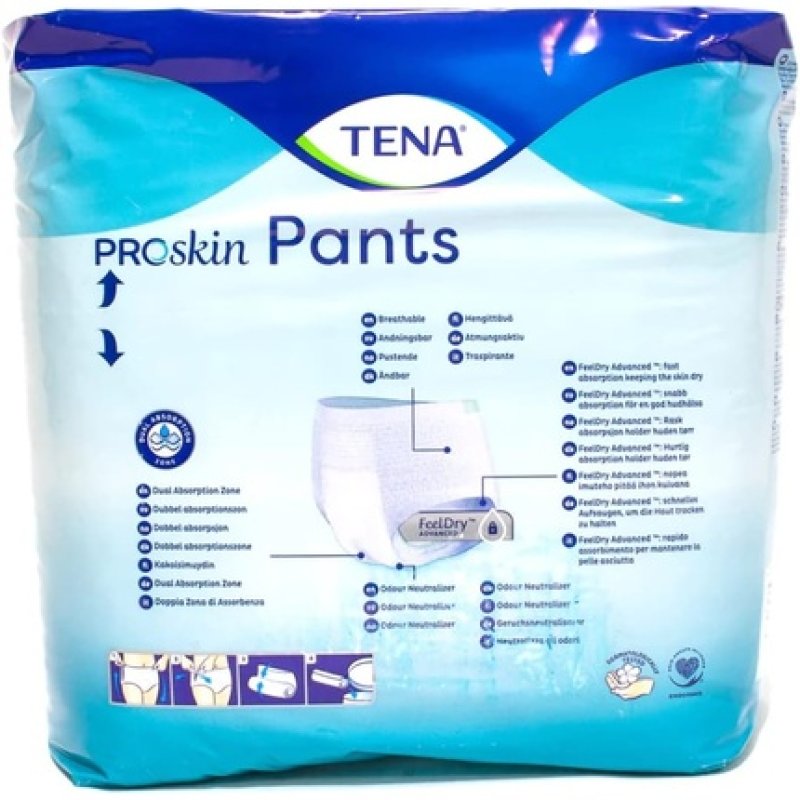 Tena Pants Super XL ConfioFit for Moderate and Heavy Incontinence 12 Pieces - Pack of 12