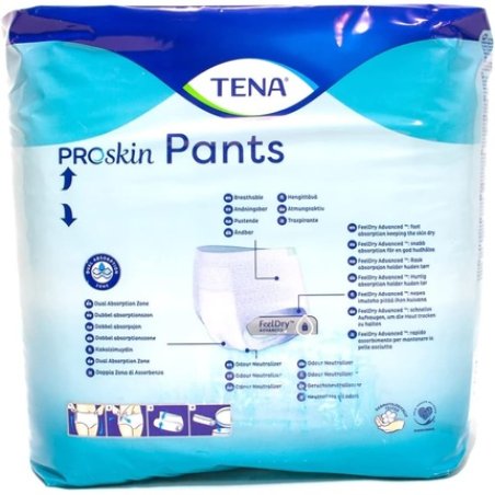 Tena Pants Super XL ConfioFit for Moderate and Heavy Incontinence 12 Pieces - Pack of 12