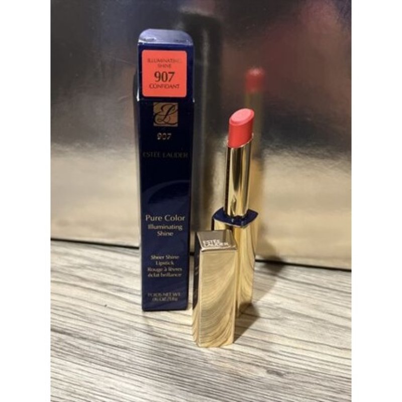 Estee Lauder 907 Confidant Pure Color Illuminating Shine Lipstick 0.06oz/1.8g