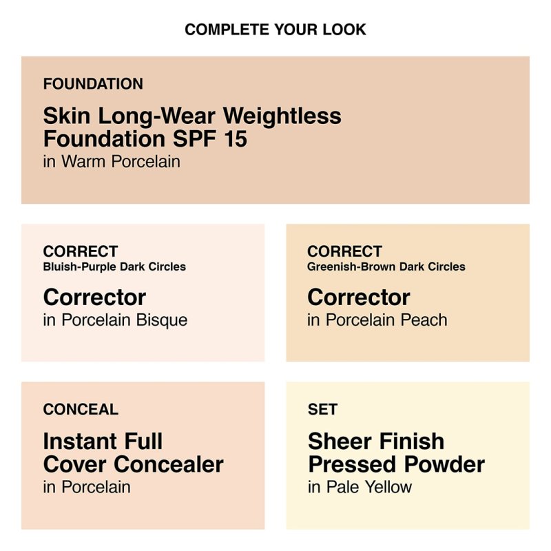 Skin Long Wear Weightless Foundation SPF 15 Warm Porcelain 30ml