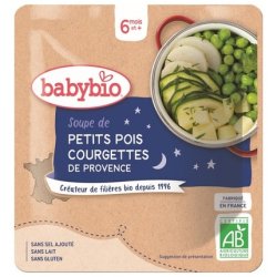 Babybio Organic Pea Soup with Zucchini of Provence 190g