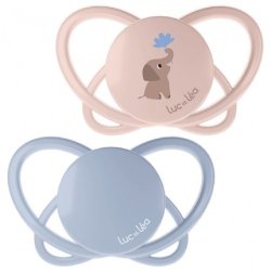 Luc et Léa Physiological Pacifiers 0-6 Months - Pack of 2