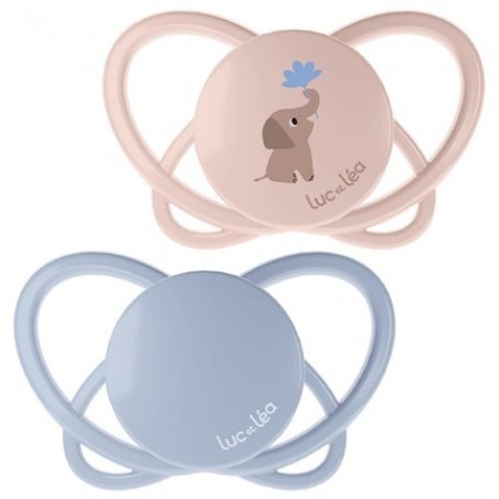 Luc et Léa Physiological Pacifiers 0-6 Months - Pack of 2