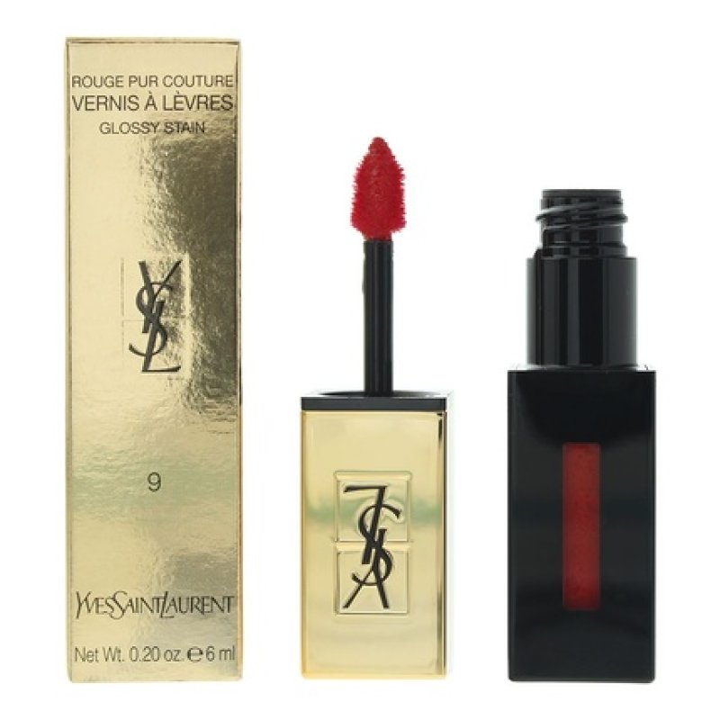 Ysl / Rouge Pur Couturevernis A Levres Lip Gloss No.9 Rouge Laque
