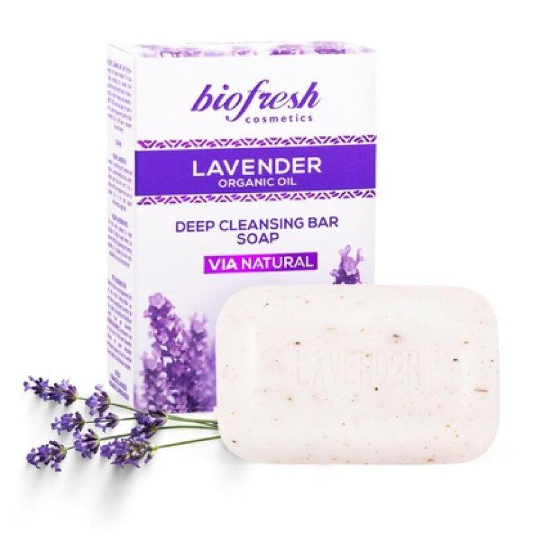 Biofresh Cosmetics Via Natural Lavender Soap