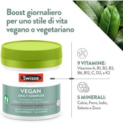 Swisse Vegan Daily Complex Multivitamin Supplement with Vitamins and Minerals