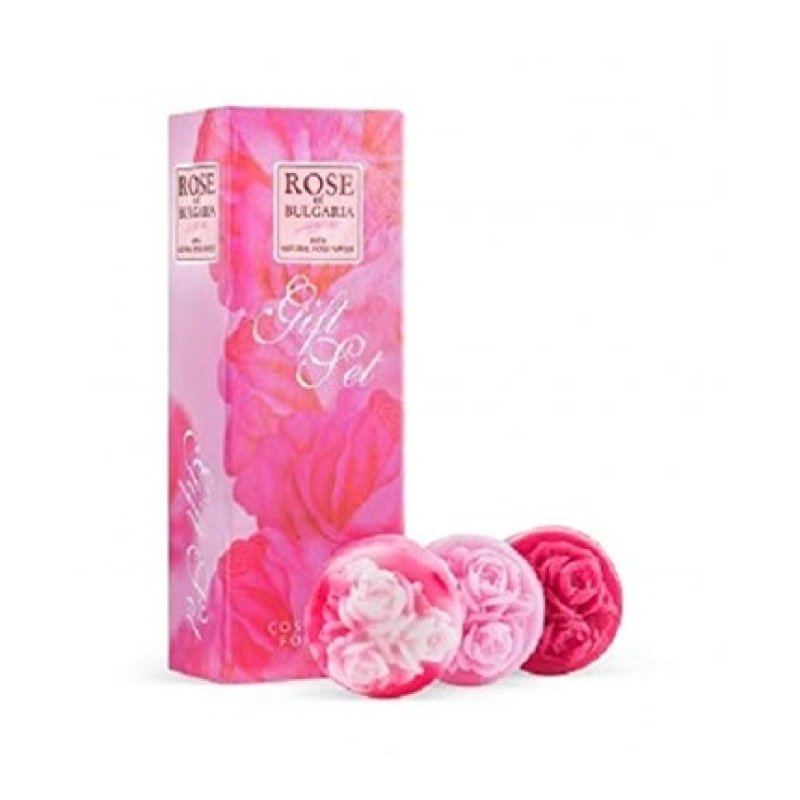 Rose of Bulgaria Handmade Soap Set 3pcs - Pack of 3