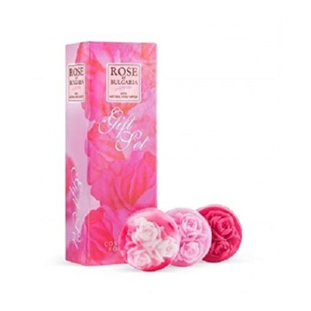 Rose of Bulgaria Handmade Soap Set 3pcs - Pack of 3