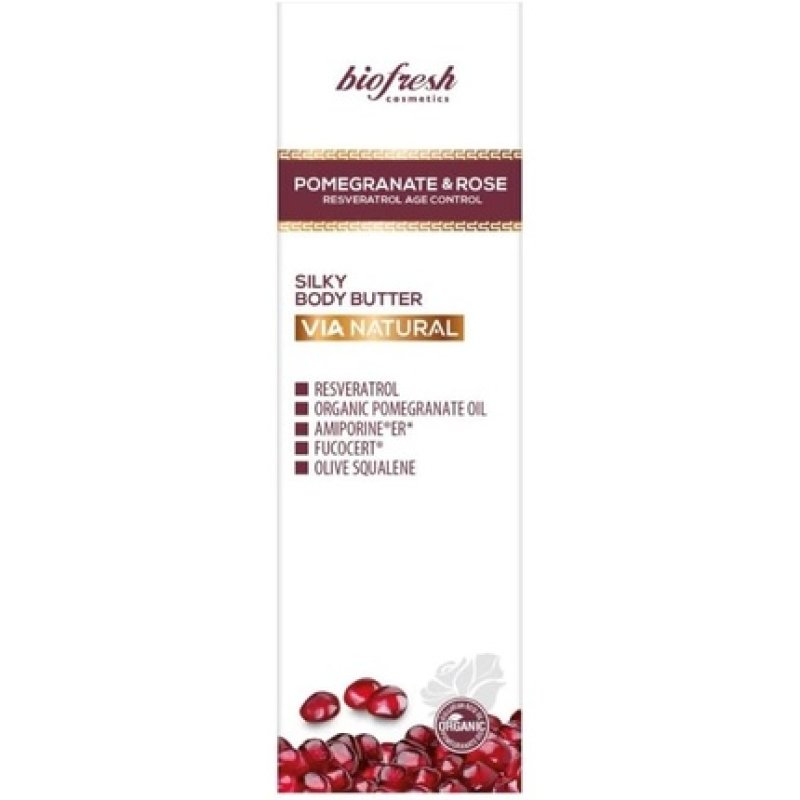 Biofresh Cosmetics Via Natural Rich Body Cream